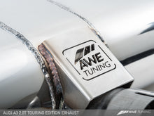 Load image into Gallery viewer, AWE Tuning Audi 8V A3 Touring Edition Exhaust - Dual Outlet Diamond Black 90 mm Tips
