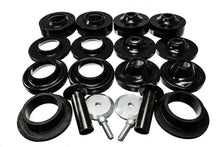 Load image into Gallery viewer, Energy Suspension 18+ Jeep Wrangler JL Black Rock-Flex 2in Adjustable Coil Spacer Set
