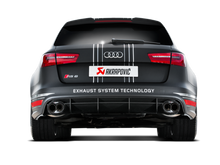 Load image into Gallery viewer, Akrapovic 14-17 Audi RS6 Avant (C7) Evolution Line Cat Back (Titanium) w/ Carbon Tips
