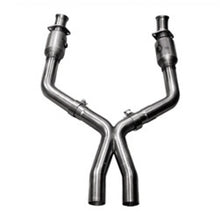 Load image into Gallery viewer, Kooks 05-10 Ford Mustang GT 4.6L 3V Auto/Manual 2 1/2in x 2 1/2in OEM Cat X Pipe Kooks HDR Req
