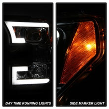 Load image into Gallery viewer, Spyder Ford F150 2015-2017 Projector Headlights - Light Bar DRL LED - Smoke PRO-YD-FF15015-LBDRL-SM
