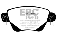 Load image into Gallery viewer, EBC 01-04 Jaguar X-Type 2.5 Redstuff Rear Brake Pads
