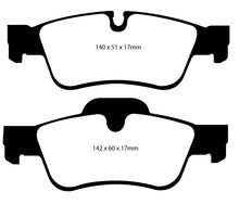 Load image into Gallery viewer, EBC 05-06 Mercedes-Benz G55 AMG 5.4 Supercharged Yellowstuff Rear Brake Pads
