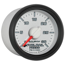 Load image into Gallery viewer, Autometer Factory Match 52.4mm Full Sweep Electric 0-30,000 PSI Diesel Fuel Rail Pressure
