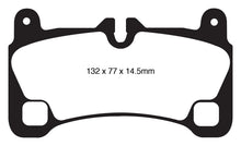 Load image into Gallery viewer, EBC 08-09 Volkswagen Touareg 3.6 (2 holes at bottom of backplate) Redstuff Rear Brake Pads
