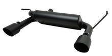 Load image into Gallery viewer, Gibson 07-11 Jeep Wrangler JK Rubicon 3.8L 2.5in Cat-Back Dual Split Exhaust - Black Elite (Ceramic)
