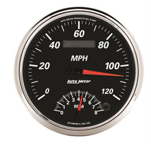 Load image into Gallery viewer, Autometer Designer Black II 5in 120 MPH &amp; 8k RPM In-Dash Tach/Speedo
