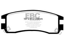 Load image into Gallery viewer, EBC 94-95 Buick Regal 3.1 Greenstuff Rear Brake Pads
