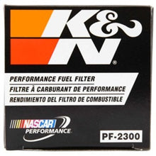 Load image into Gallery viewer, K&amp;N Cellulose Media Fuel Filter 3in OD x 6.938in L
