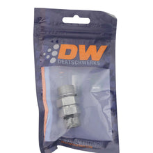 Load image into Gallery viewer, DeatschWerks 8AN ORB Male to 8AN ORB Male Swivel Adapter - Anodized DW Titanium

