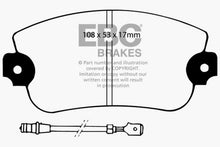Load image into Gallery viewer, EBC 75-81 Lancia Beta 1.8L Greenstuff Front Brake Pads
