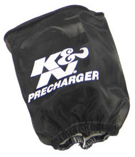 Load image into Gallery viewer, K&amp;N Precharger Air Filter Wrap Black 4in Height 3.5in Inside Diameter
