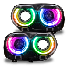Load image into Gallery viewer, Oracle 15-21 Dodge Challenger RGB+W Headlight DRL Upgrade Kit - ColorSHIFT w/ Simple Controller
