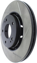 Load image into Gallery viewer, StopTech Power Slot 09-10 Lancer Ralliart Slotted Left Front Rotor
