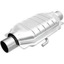 Load image into Gallery viewer, MagnaFlow Conv Universal 2.25in Inlet 2.25in Outlet 16in Length 6.375in Width
