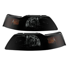 Load image into Gallery viewer, Xtune Ford MUStang 99-04 OEM Amber Headlights Black Smoked HD-JH-FM99-AM-BSM
