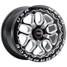 Load image into Gallery viewer, Weld S907 15X10 Laguna Beadlock 5X120.7 ET50 BS7.50 Gloss Black MIL Dia 78.1
