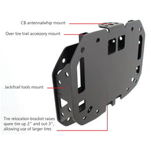 Load image into Gallery viewer, Go Rhino 18-20 Jeep Wrangler JL/JLU Rockline Spare Tire Relocation
