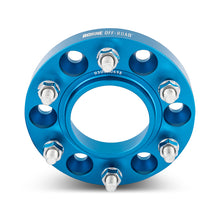 Load image into Gallery viewer, Mishimoto Borne Off-Road Wheel Spacers - 6x139.7 - 78.1 - 38.1mm - M14x1.5 - Blue
