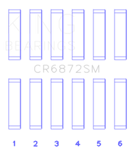 Load image into Gallery viewer, King Toyota 1GR-FE (Size +.50mm) Connecting Rod Bearing Set
