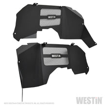 Load image into Gallery viewer, Westin 18-20 Jeep Wrangler JL Inner Fenders - Front - Textured Black
