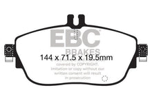 Load image into Gallery viewer, EBC 13+ Mercedes-Benz CLA250 2.0 Turbo Yellowstuff Front Brake Pads
