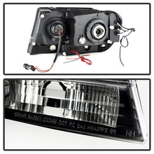 Load image into Gallery viewer, Spyder Jeep Grand Cherokee 99-04 Projector Headlights LED Halo LED Black Smoke PRO-YD-JGC99-HL-BSM
