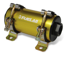 Load image into Gallery viewer, Fuelab Prodigy High Pressure EFI In-Line Fuel Pump - 1000 HP - Gold

