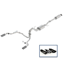 Load image into Gallery viewer, Ford Racing 15-18 F-150 5.0L Cat-Back Sport Exhaust System - Rear Exit Carbon Fiber Tips
