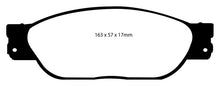 Load image into Gallery viewer, EBC 01-05 Ford Thunderbird 3.9 Redstuff Front Brake Pads
