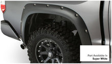 Load image into Gallery viewer, Bushwacker 16-18 Toyota Tundra Fleetside Pocket Style Flares 4pc 66.7/78.7/97.6in Bed - Super White
