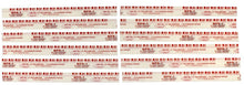 Load image into Gallery viewer, Clevite Plastigage Red Plastigage - 12 Pack
