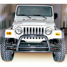 Load image into Gallery viewer, Rugged Ridge 3-In Dbl Tube Front Bumper w/ Hoop 76-06 CJ / Jeep Wrangler
