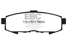 Load image into Gallery viewer, EBC 04-06 Mazda MPV 3.0 Greenstuff Rear Brake Pads
