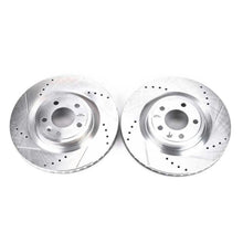 Load image into Gallery viewer, Power Stop 11-14 Ford Mustang Front Evolution Drilled &amp; Slotted Rotors - Pair

