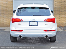 Load image into Gallery viewer, AWE Tuning Audi 8R Q5 2.0T Touring Edition Exhaust - Polished Silver Tips
