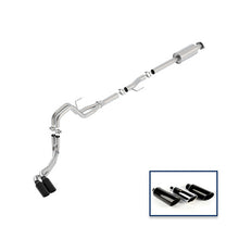 Load image into Gallery viewer, Ford Racing 15-18 F-150 5.0L Cat-Back Extreme Exhaust System Side Exit w/ Black Chrome Tips
