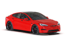 Load image into Gallery viewer, Rally Armor 21-23 Tesla Model S / S Plaid Black UR Mud Flap w/ Red Logo

