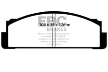 Load image into Gallery viewer, EBC 68-83 Fiat 124 1.6 Yellowstuff Front Brake Pads
