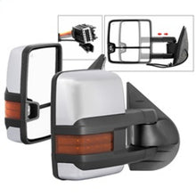 Load image into Gallery viewer, xTune Chevy Silverado 07-13 Heated Amber LED Signal Mirrors Chrome MIR-CSIL07S-G3C-PWH-AM-SET
