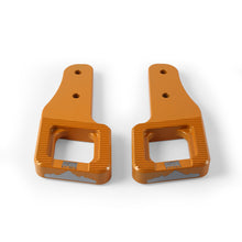 Load image into Gallery viewer, Mishimoto 2017+ Ford Raptor / 2009+ Ford F150 Borne Off-Road Billet Tow Hooks - Gold
