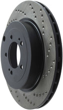 Load image into Gallery viewer, StopTech 08 Mitsubishi Evo AWD Drilled Left Rear Rotor
