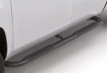 Load image into Gallery viewer, Lund 94-02 Dodge Ram 2500 Quad Cab 4in. Oval Curved Steel Nerf Bars - Black

