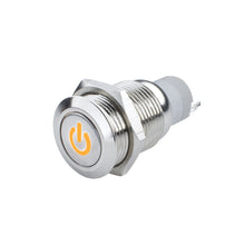 Load image into Gallery viewer, Oracle Power Symbol On/Off Flush Mount LED Switch - Amber
