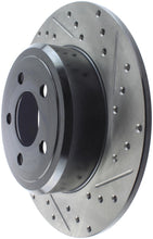 Load image into Gallery viewer, StopTech 05-13 Chrysler300/300C / 09-12 Dodge Challenger Rear Left Drilled &amp; Slotted Rotor
