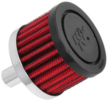 Load image into Gallery viewer, K&amp;N Steel Base Crankcase Vent Filter .5in Vent OD x 2in OD x 1.5in Height
