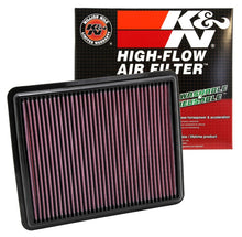 Load image into Gallery viewer, K&amp;N Replacement Air Filter 10-12 Hyundai Santa Fe/Kia Sorrento / 11-12 Hyundai Sonata/Kia Optima
