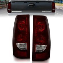 Load image into Gallery viewer, ANZO 2003-2006 Chevrolet Silverado 1500 Taillights Taillights Dark Red/Clear Lens (OE Style) (Pair)
