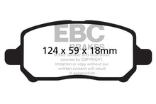 Load image into Gallery viewer, EBC 05-10 Chevrolet Cobalt 2.2 4 Lug Greenstuff Front Brake Pads
