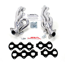 Load image into Gallery viewer, JBA 05-10 Ford F-Series 6.8L 3V V10 1-1/2in Primary Silver Ctd Cat4Ward Header
